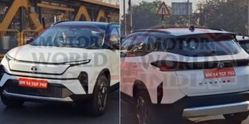 Production-Spec Tata Harrier EV Spotted