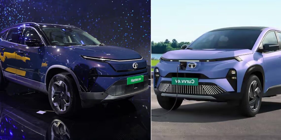 Tata Harrier EV vs Curvv EV Comparison