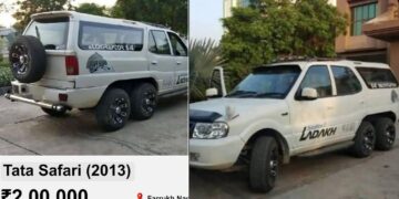 Tata Safari 6x6 on Sale