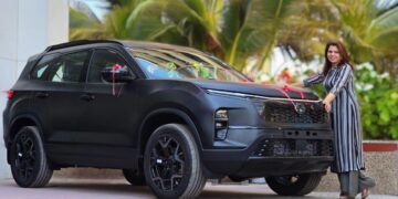Tata Safari Stealth Edition Detailed on Tape