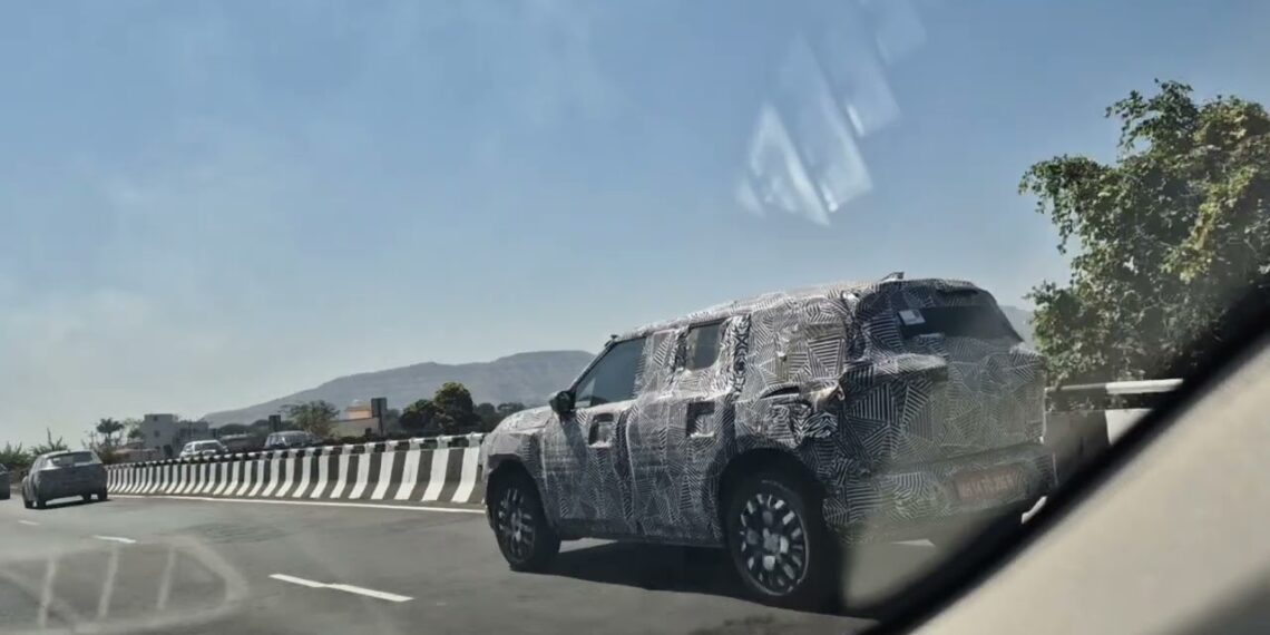 Tata Sierra EV Test Mule Seen Testing