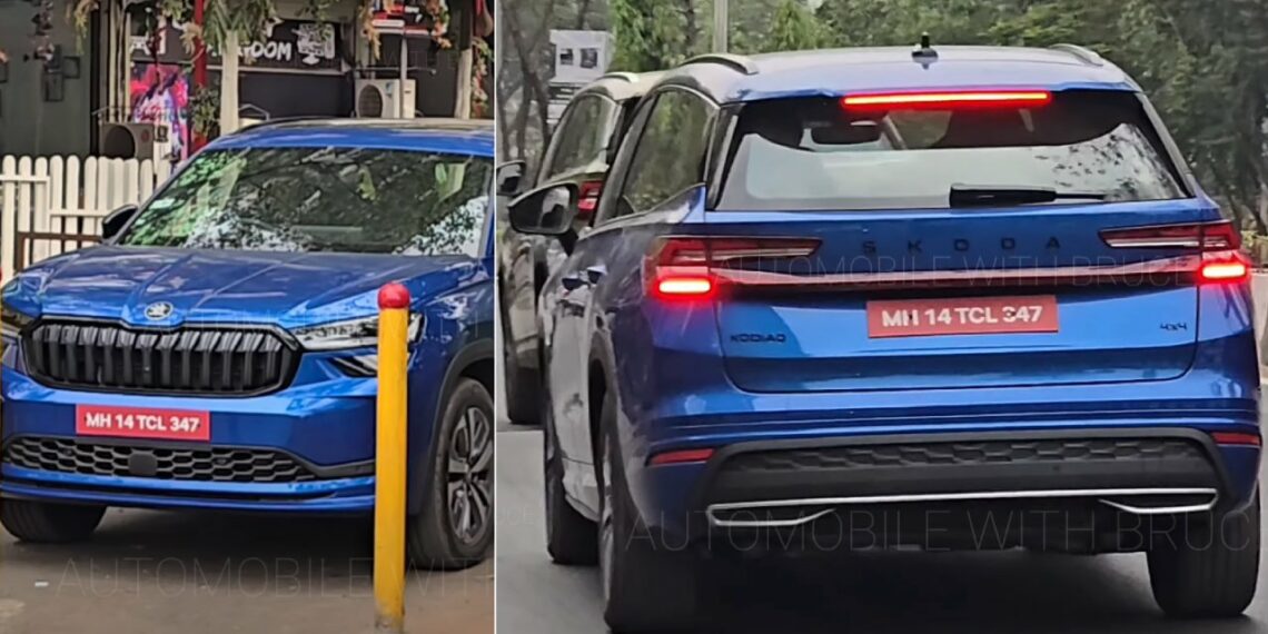 2025 Skoda Kodiaq Spotted Testing in India
