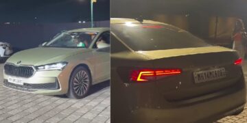 2025 Skoda Superb TDI Diesel Seen in India