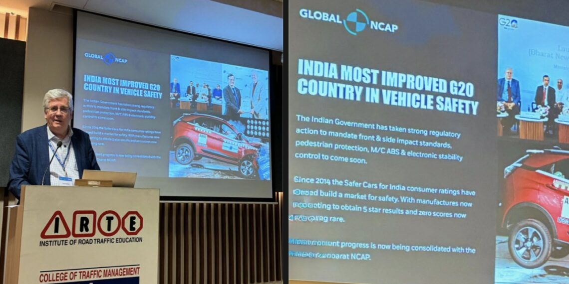 India Most Improved G20 Country in Vehicle Safety- NCAP