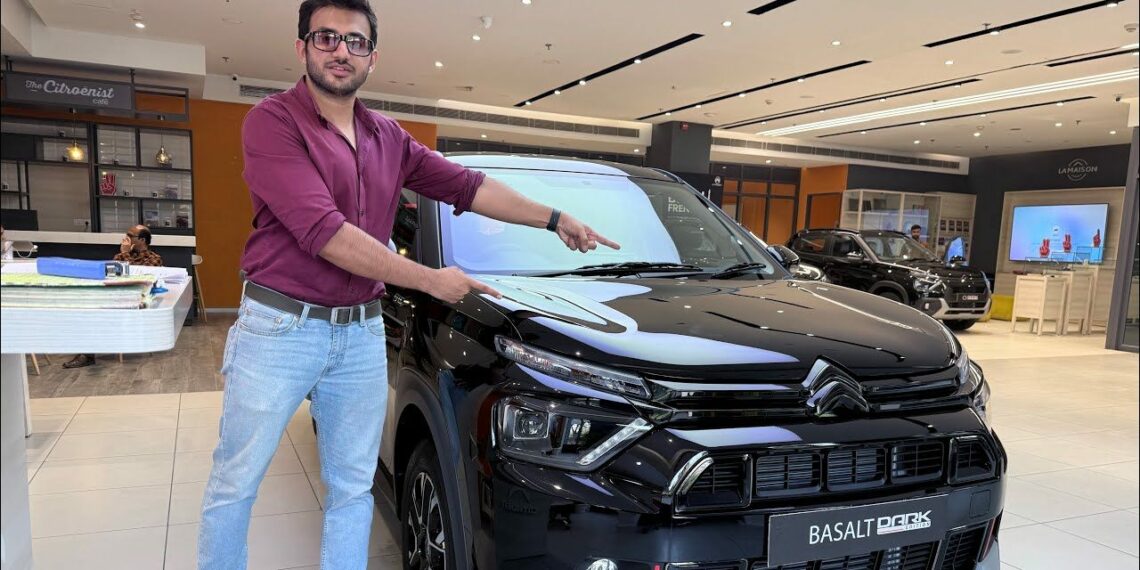 Citroen Basalt Dark Edition Detailed on Tape