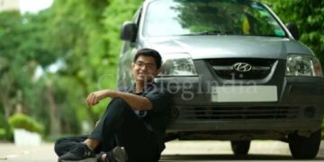 Hyundai Santro Converted into EV