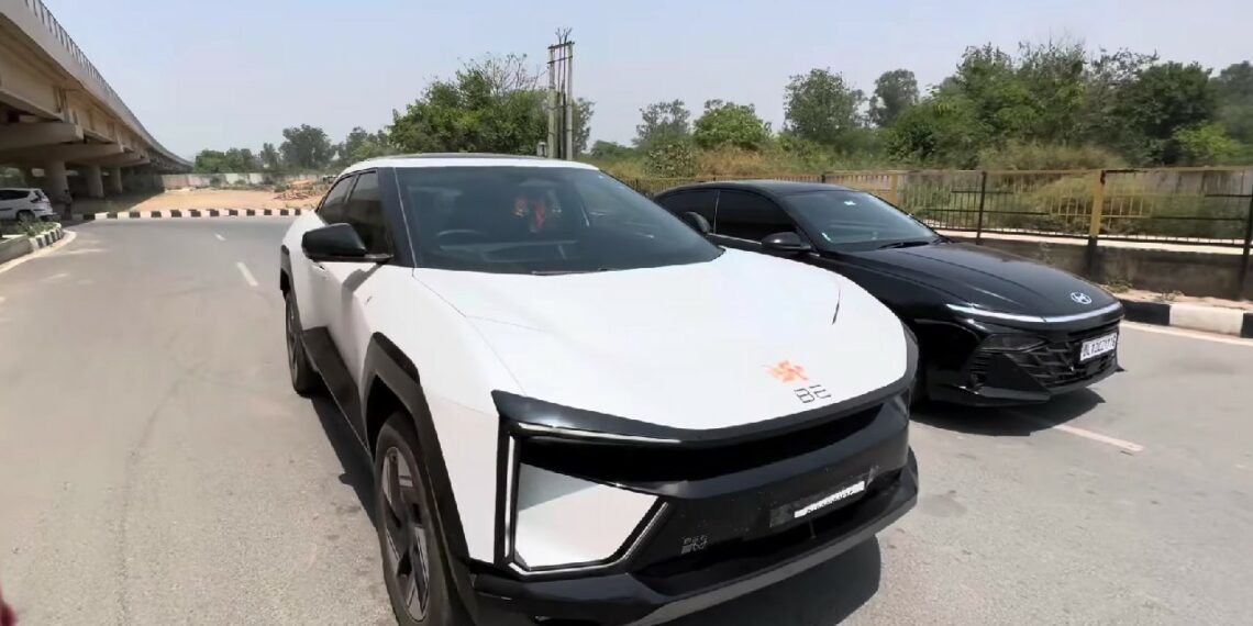 Mahindra BE 6 vs Hyundai Verna Drag Race