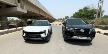 Mahindra BE 6 vs Toyota Fortuner Drag Race