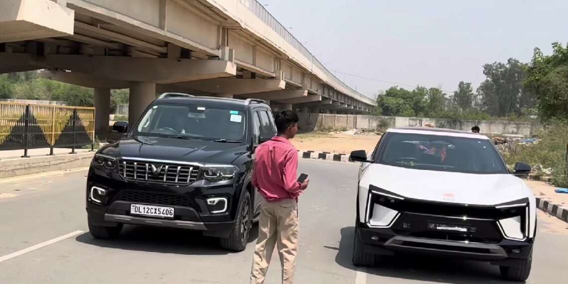 Mahindra Scorpio N vs BE 6 Drag Race