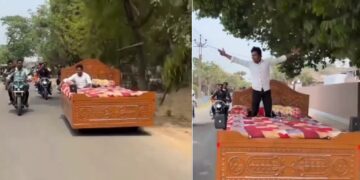 Man Makes Car from Bed
