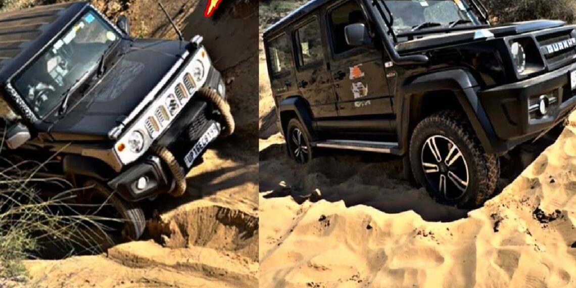 Maruti Jimny vs Force Gurkha 5-door Off-Roading Challenge