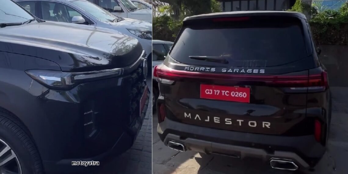 MG Majestor Spotted Testing Ahead of Launch