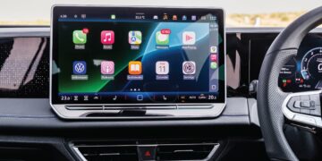 New VW Tiguan R-Line Touchscreen