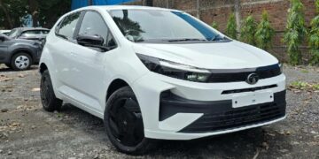 2025 Tata Altroz Facelift Detailed on Tape
