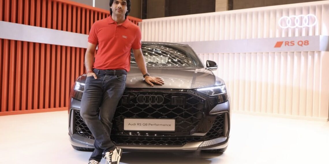 Neeraj Chopra Audi RS Q8