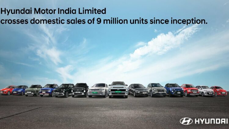 Hyundai Achieves 90 Lakh Domestic Sales