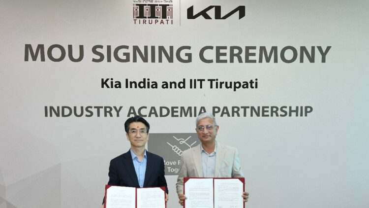 Kia and IIT-Tirupati Sign MoU Advance Engineering Excellence and Drive Technological Innovation