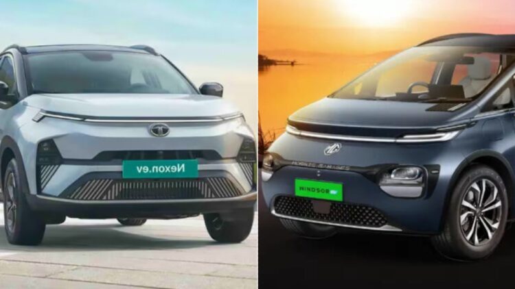 MG Windsor Pro vs Tata Nexon EV Max Specs Features Price Comparison