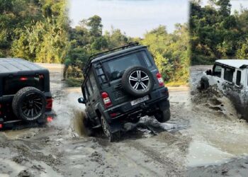 Mud Pit Challenge Force Gurkha Maruti Jimny Mahindra Thar