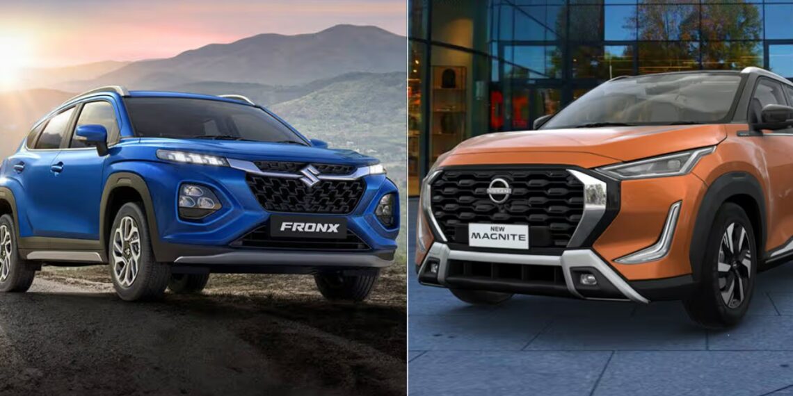 Nissan Magnite CNG vs Maruti Fronx CNG Comparison