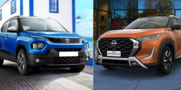 Nissan Magnite CNG vs Tata Punch CNG Comparison