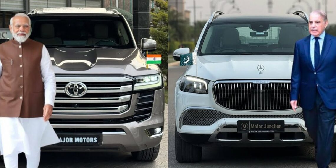 PM Narendra Modi vs Pakistani PM Shahnavaz Sarif Car Collection Comparison