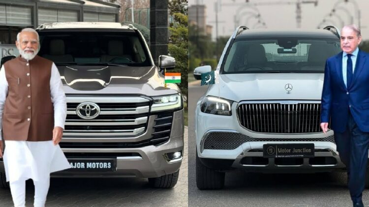 PM Narendra Modi vs PM Shehbaz Sharif Car Collection Comparison