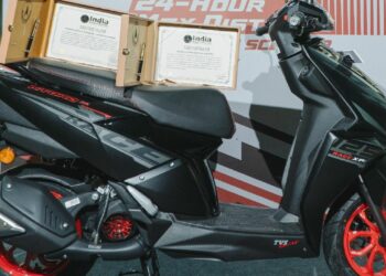 TVS NTorq Endurance Records