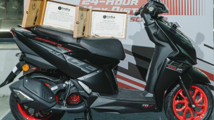 TVS NTorq Endurance Records