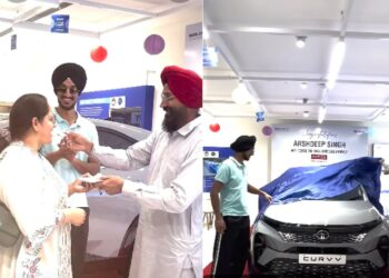 Arshdeep Singh Gifts Tata Curvv to his Mom