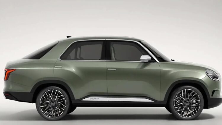 Hindustan Ambassador Electric Rendering
