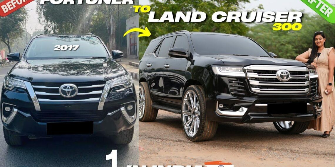 India's First Toyota Fortuner to Land Cruiser LC300 Conversion