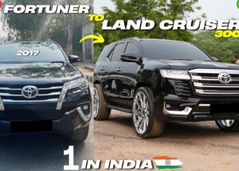 India's First Toyota Fortuner to Land Cruiser LC300 Conversion