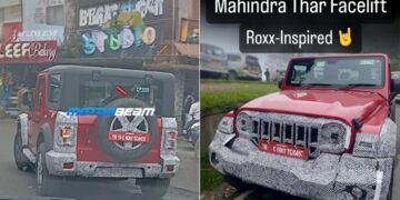 Mahindra Thar Facelift To Have Elements from Roxx