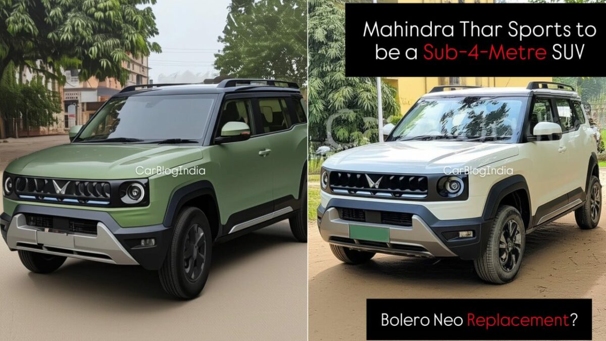 Mahindra Thar Sports to Debut Soon