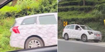 Mahindra XUV700 Facelift Spied Testing
