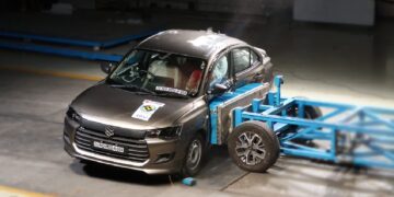 Maruti Dzire 5-star Safety Rating Bharat NCAP