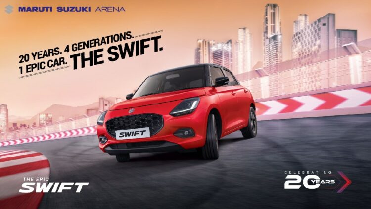 Maruti Swift Celebrates 20 Years in India