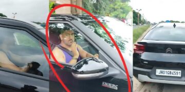 MS Dhoni Seen in Citroen Basalt Dark Edition