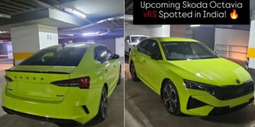 New Skoda Octavia vRS Spied