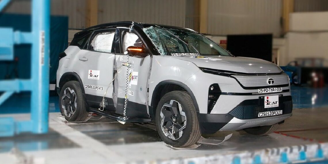 Tata Harrier EV Score Same as Mahindra XEV 9e at Bharat NCAP