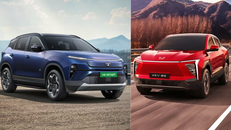 Tata Harrier EV vs Mahindra XEV 9e Specs Price Comparison