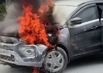Tata Nexon Catches Fire