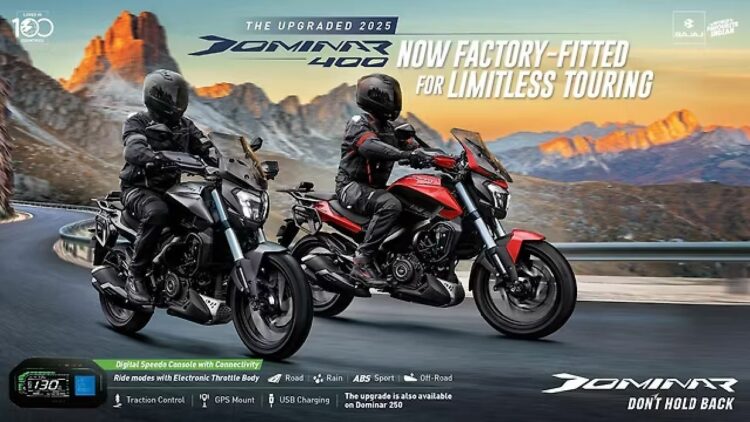 2025 Bajaj Dominar 400 and 250 Launched