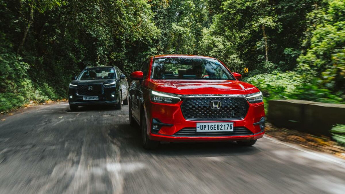 Honda Drive to Discover 13th Edition Amaze Elevate Action Shot Front