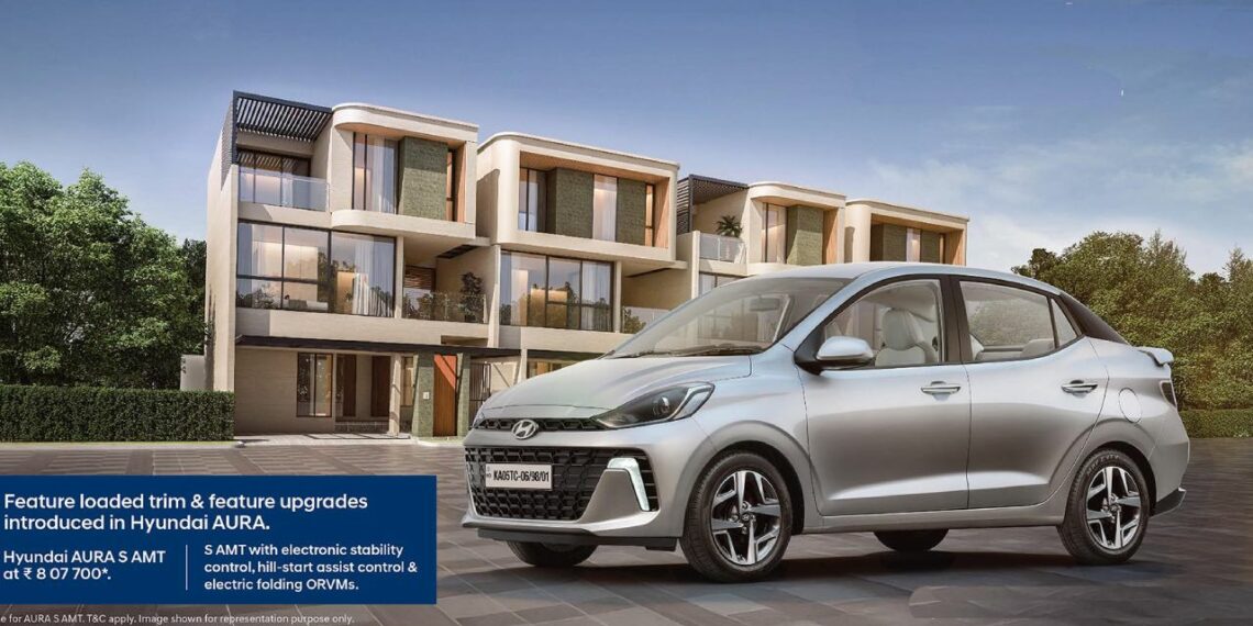 Hyundai Aura S AMT Official Image