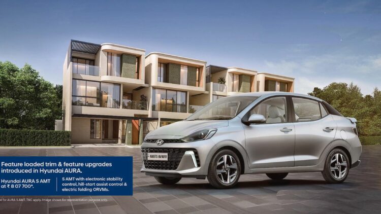 Hyundai Aura S AMT Official Image