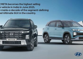 Hyundai Creta Highest Selling Passenger Vehicle June 2025