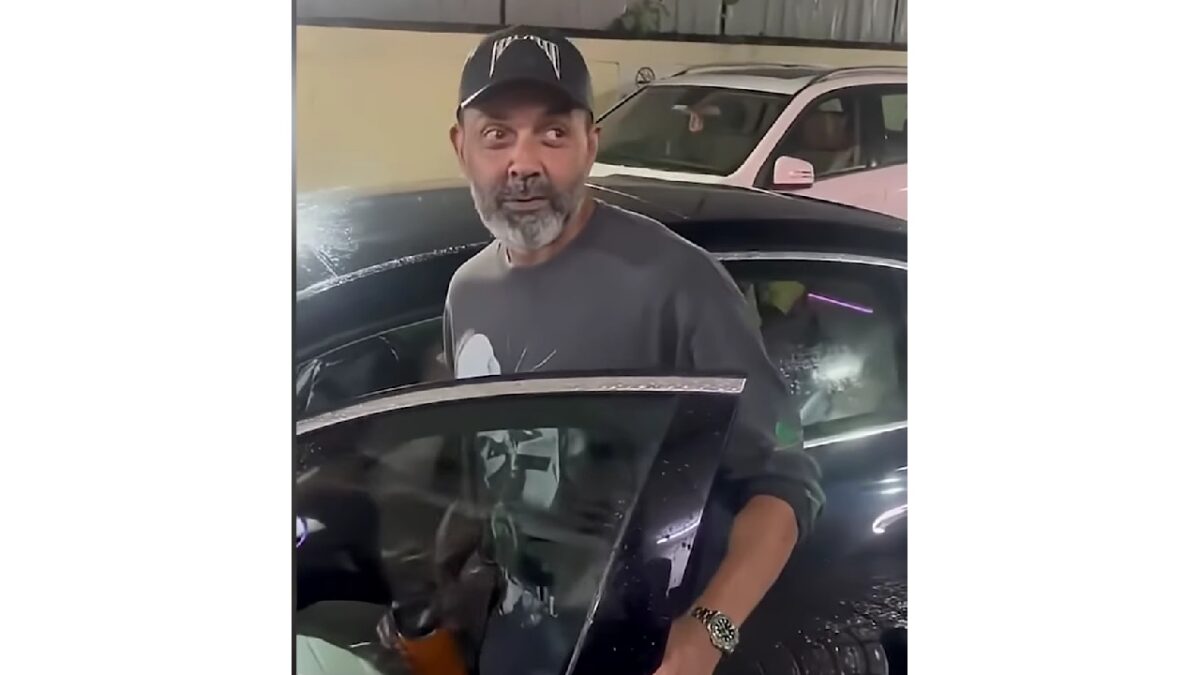 Bobby Deol with his Mercedes E-Class