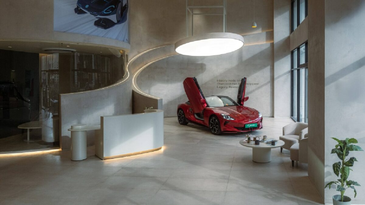 First MG Select Showroom in India 